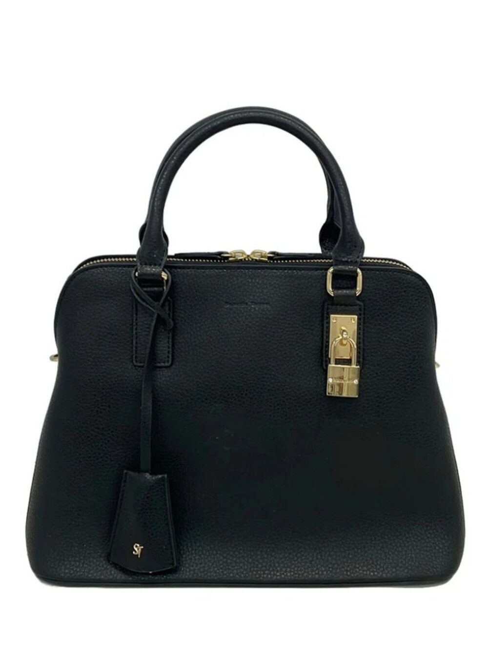 Samantha Thavasa Black Synthetic Leather Handbag